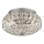 Ideal Lux - Plafonnier LED en cristal KING 3xG9/3W/230V d. 25,5 cm chrome brillant