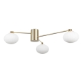 Ideal Lux - Plafonnier LED HERMES 3xG9/3W/230V d. 90 cm doré