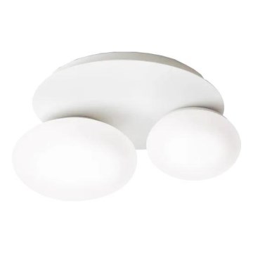 Ideal Lux - Plafonnier LED NINFEA 2xGX53/9W/230V blanc