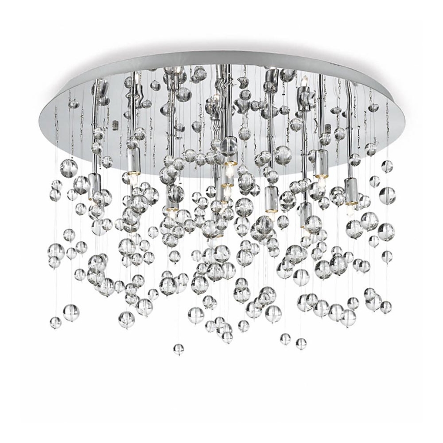 Ideal Lux - Plafonnier NEVE 8xG9/3W/230V d. 40,5 cm chrome brillant