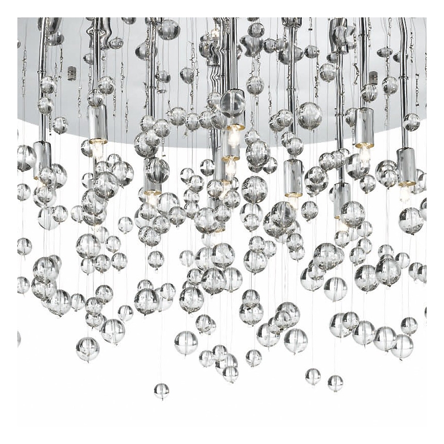 Ideal Lux - Plafonnier NEVE 8xG9/3W/230V d. 40,5 cm chrome brillant