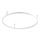 Ideal Lux - Plafonnier ORACLE SLIM LED/37W/230V 2700K d. 70 cm blanc