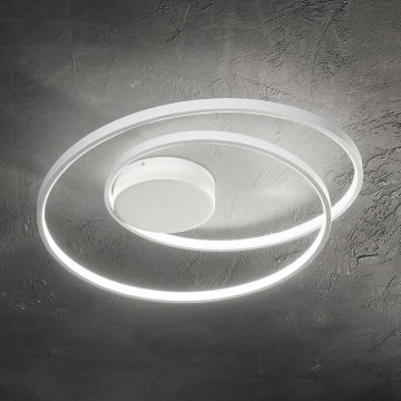 Ideal Lux - Plafonnier OZ LED/47W/230V d. 60 cm CRI 90 blanc
