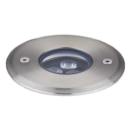 Ideal Lux - Spot encastrable dans le sol FLOOR LED/3W/230V d. 9 cm CRI 90 IP67 chrome brillant