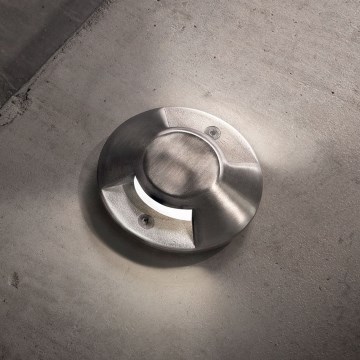 Ideal Lux - Spot encastrable dans le sol ROCKET LED/3W/230V CRI 90 IP65 chrome mat