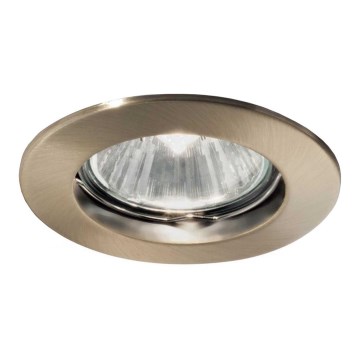 Ideal Lux - Spot encastrable JAZZ 1xGU10/50W/230V bronze