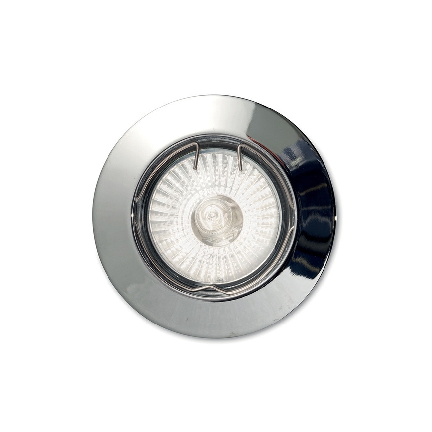 Ideal Lux - Spot encastré 1xGU10/50W/230V Ø 7,7 cm chrome brillant