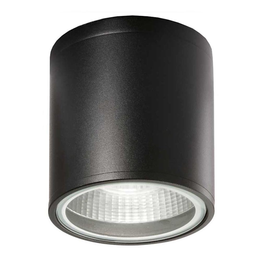 Ideal Lux - Spot extérieur GUN 1xGU10/28W/230V IP44 noir