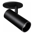 Ideal Lux - Spot LED encastré NOVA LED/6W/230V 3000K CRI 90 Ø 6,8 cm noir