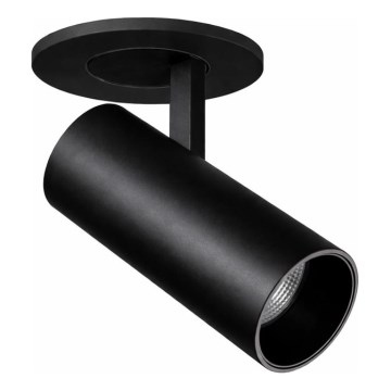 Ideal Lux - Spot LED encastré NOVA LED/6W/230V 3000K CRI 90 Ø 6,8 cm noir