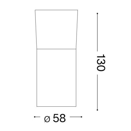 Ideal Lux - Spot LED TOBY 1xGU10/7W/230V CRI 90 blanc