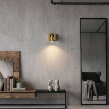 Ideal Lux - Spot mural BEAN LED/3W/230V CRI 90 doré