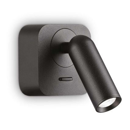 Ideal Lux - Spot mural BEAN LED/3W/230V CRI 90 noir
