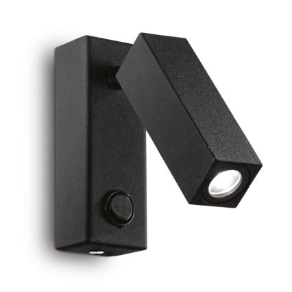 Ideal Lux - Spot mural LED PAGE LED/3W/230V IRC 90 noir