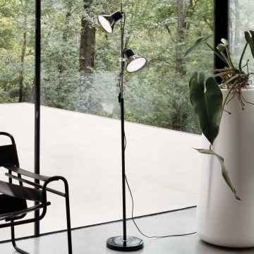 Ideal Lux - Stehleuchte 2xE27/60W/230V schwarz