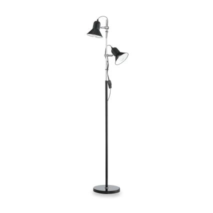 Ideal Lux - Stehleuchte 2xE27/60W/230V schwarz