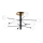 Ideal Lux - Suspension-barre LED COSMOPOLITAN 10xG9/3W/230V d. 124 cm noir