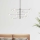 Ideal Lux - Suspension-barre LED EQUINOXE 12xG4/2W/230V d. 124 cm chrome brillant/transparent