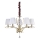 Ideal Lux - Suspension chaîne en cristal PEGASO 5xE14/28W/230V d. 72 cm doré
