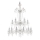Ideal Lux - Suspension chaîne en cristal REDENTORE 18xE14/40W/230V d. 102 cm transparent