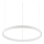 Ideal Lux - Suspension filaire à intensité variable ORACLE SLIM LED/28W/230V 4000K d. 50 cm CRI 90 blanc