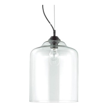 Ideal Lux - Suspension filaire BISTRO 1xE27/60W/230V d. 24 cm transparent