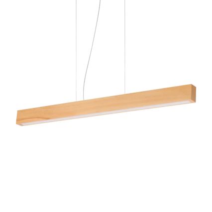 Ideal Lux - Suspension filaire CRAFT LED/32W/230V CRI 90 hêtre