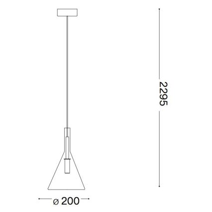 Ideal Lux - Suspension filaire EMPIRE 1xG9/3W/230V