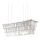 Ideal Lux - Suspension filaire en cristal MARTINEZ 8xE14/40W/230V chrome brillant