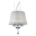 Ideal Lux - Suspension filaire en cristal PEGASO 3xE14/28W/230V d. 40 cm chrome brillant