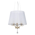 Ideal Lux - Suspension filaire en cristal PEGASO 3xE14/28W/230V d. 40 cm doré