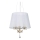 Ideal Lux - Suspension filaire en cristal PEGASO 3xE14/28W/230V d. 40 cm doré