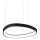 Ideal Lux - Suspension filaire GEMINI LED/38W/230V d. 42,5 cm CRI 90 noir