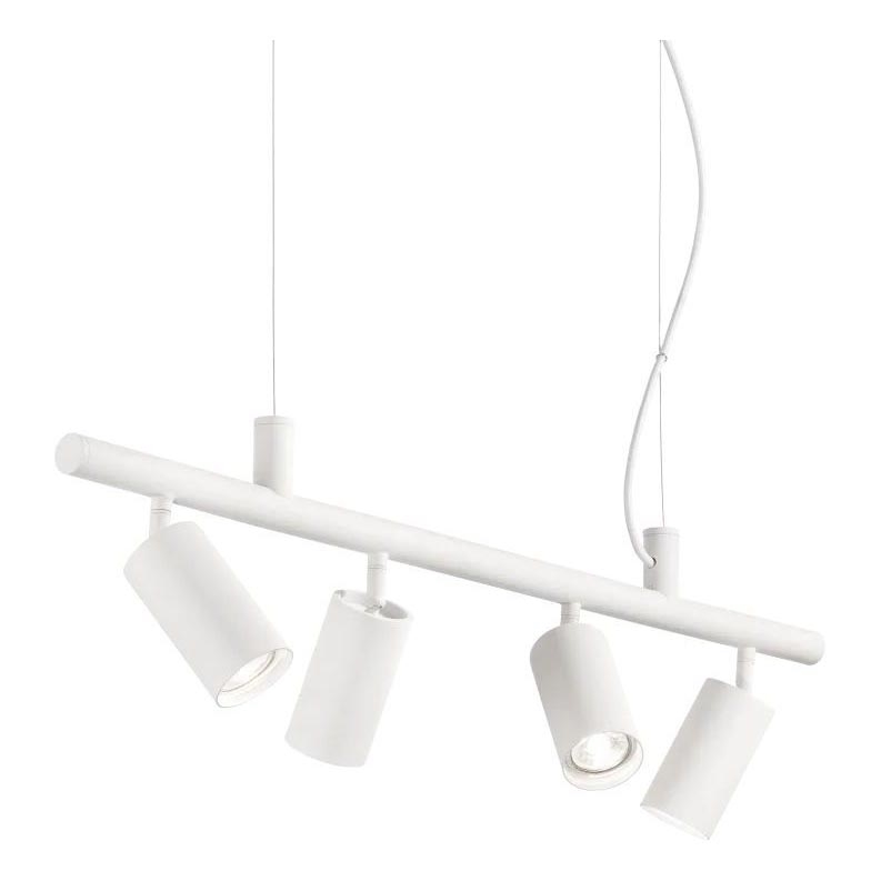 Ideal Lux - Suspension filaire LED DYNAMITE 4xGU10/7W/230V CRI 90 blanc