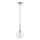 Ideal Lux - Suspension filaire LED EQUINOXE 1xG4/2W/230V d. 15 cm chrome brillant/transparent