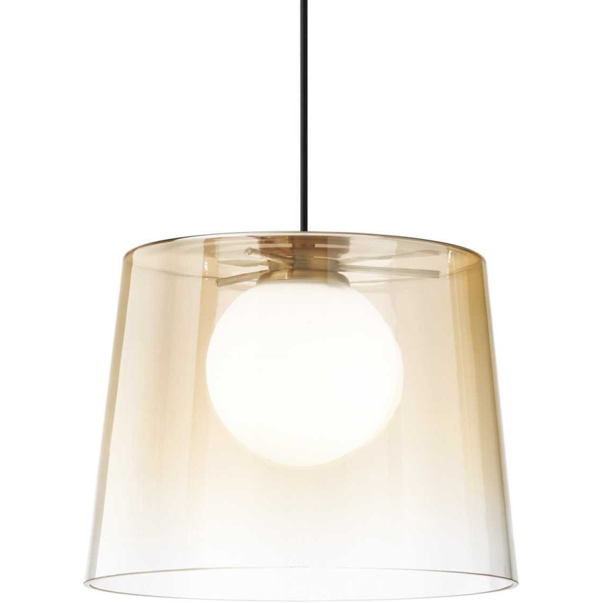 Ideal Lux - Suspension filaire LED FADE 1xG9/3W/230V d. 27,3 cm doré/fumé