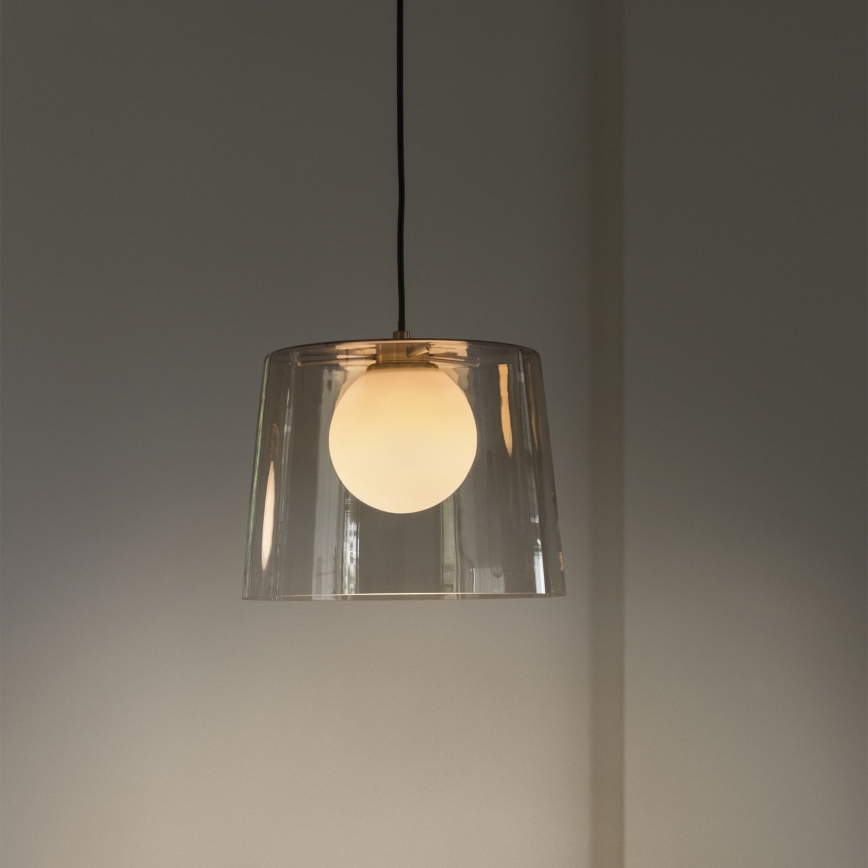 Ideal Lux - Suspension filaire LED FADE 1xG9/3W/230V d. 27,3 cm doré/fumé
