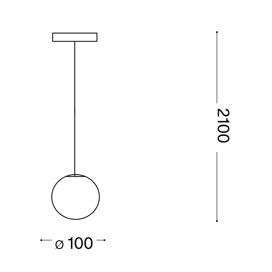 Ideal Lux - Suspension filaire LED MAPA 1xG9/3W/230V d. 10 cm blanc