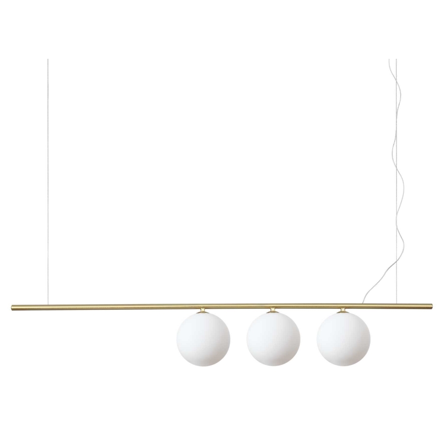 Ideal Lux - Suspension filaire LED PERLINE 3xG9/3W/230V doré
