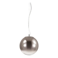 Ideal Lux - Suspension filaire MAPA 1xE27/42W/230V d. 20 cm gris/fumé