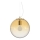 Ideal Lux - Suspension filaire MAPA 1xE27/42W/230V d. 30 cm doré/fumé