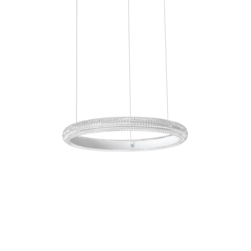 Ideal Lux - Suspension filaire MIRACLE LED/25W/230V d. 40 cm CRI 90 chrome mat