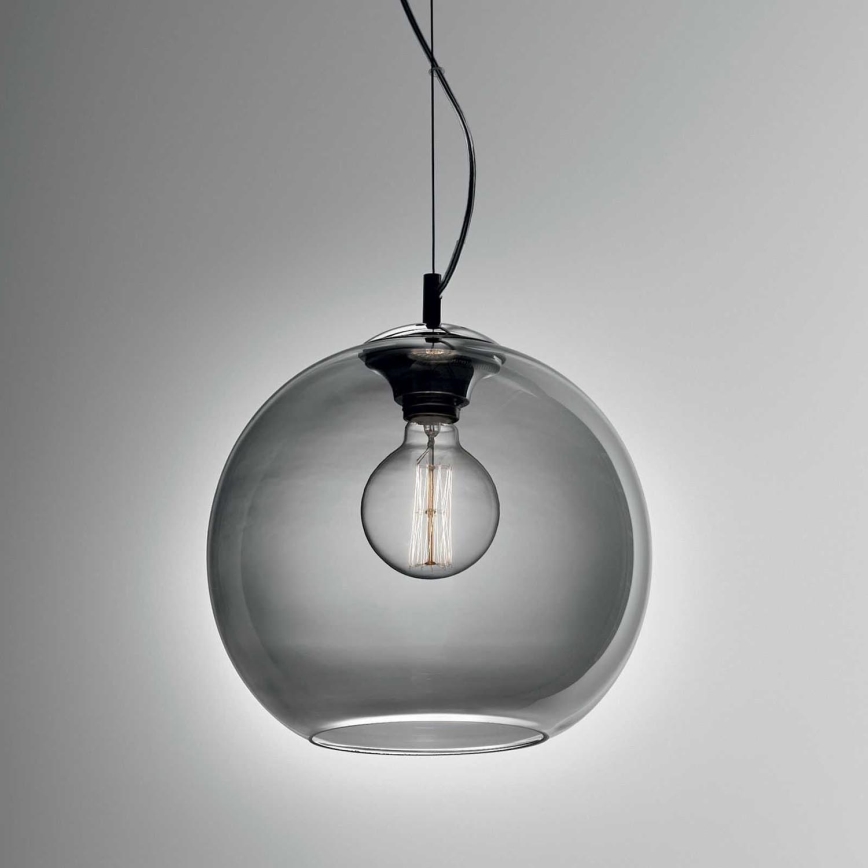 Ideal Lux - Suspension filaire NEMO 1xE27/42W/230V d. 30 cm fumé