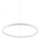 Ideal Lux - Suspension filaire ORACLE SLIM LED/32W/230V 4000K d. 50 cm blanc