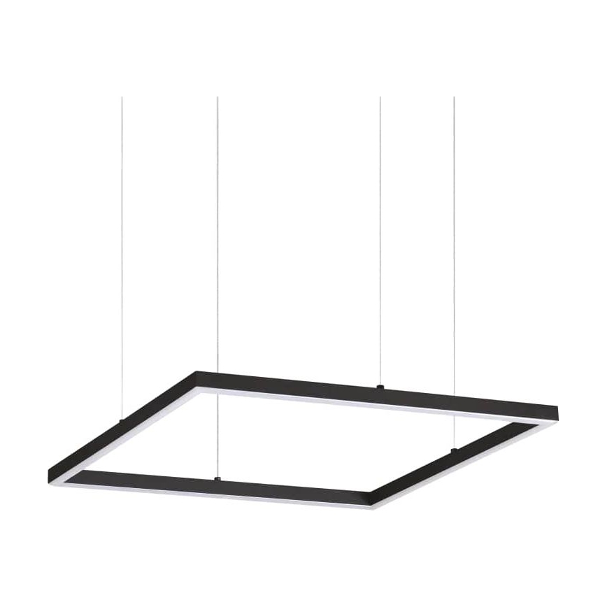 Ideal Lux - Suspension filaire ORACLE SLIM LED/33W/230V 3000K 50x50 cm noir