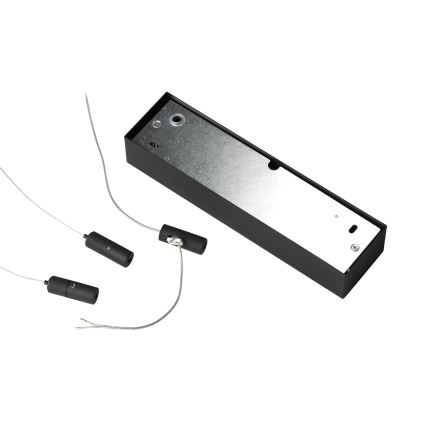 Ideal Lux - Suspension filaire ORACLE SLIM LED/33W/230V 3000K 50x50 cm noir