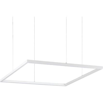 Ideal Lux - Suspension filaire ORACLE SLIM LED/41W/230V 3000K 70x70 cm blanc