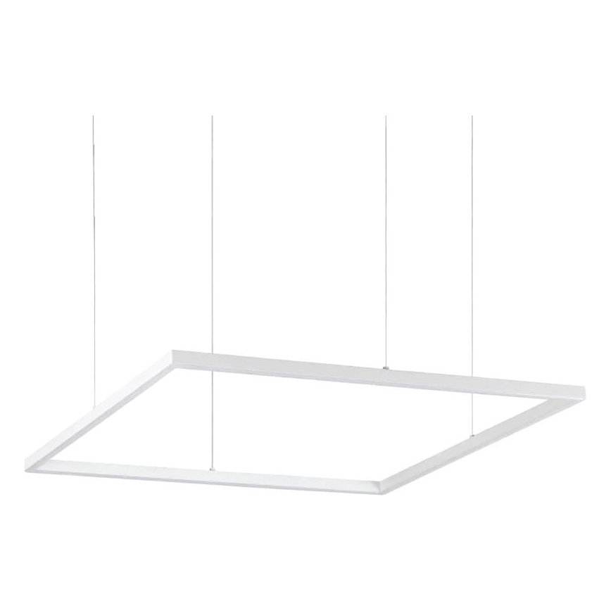 Ideal Lux - Suspension filaire ORACLE SLIM LED/41W/230V 3000K 70x70 cm blanc