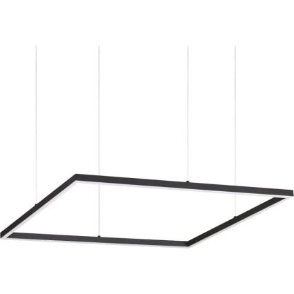 Ideal Lux - Suspension filaire ORACLE SLIM LED/41W/230V 3000K 70x70 cm noir