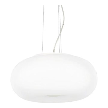 Ideal Lux - Suspension filaire ULISSE 3xE27/60W/230V d. 52 cm blanc